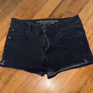 American Eagle Outfitters Women's Dark Denim Shorts